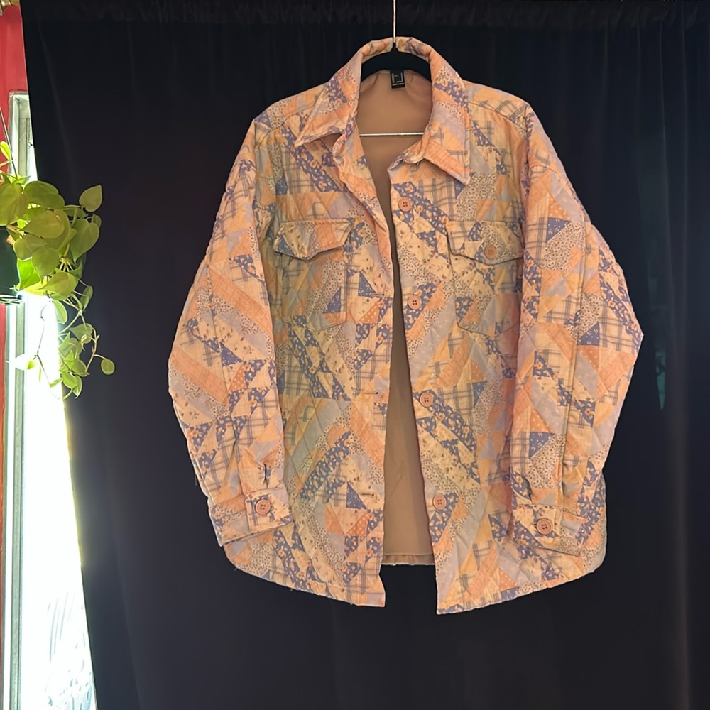 Quilted nylon jacket